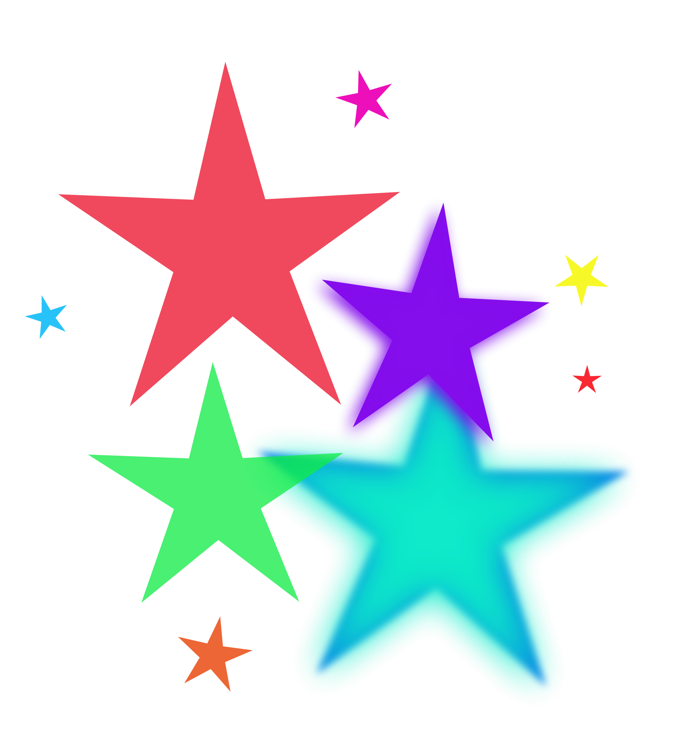 Colorful Stars And Swirls   Clipart Panda   Free Clipart Images