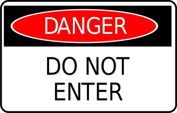 Danger Do Not Enter Sign Clipart   Free Clipart Graphics       Clipart