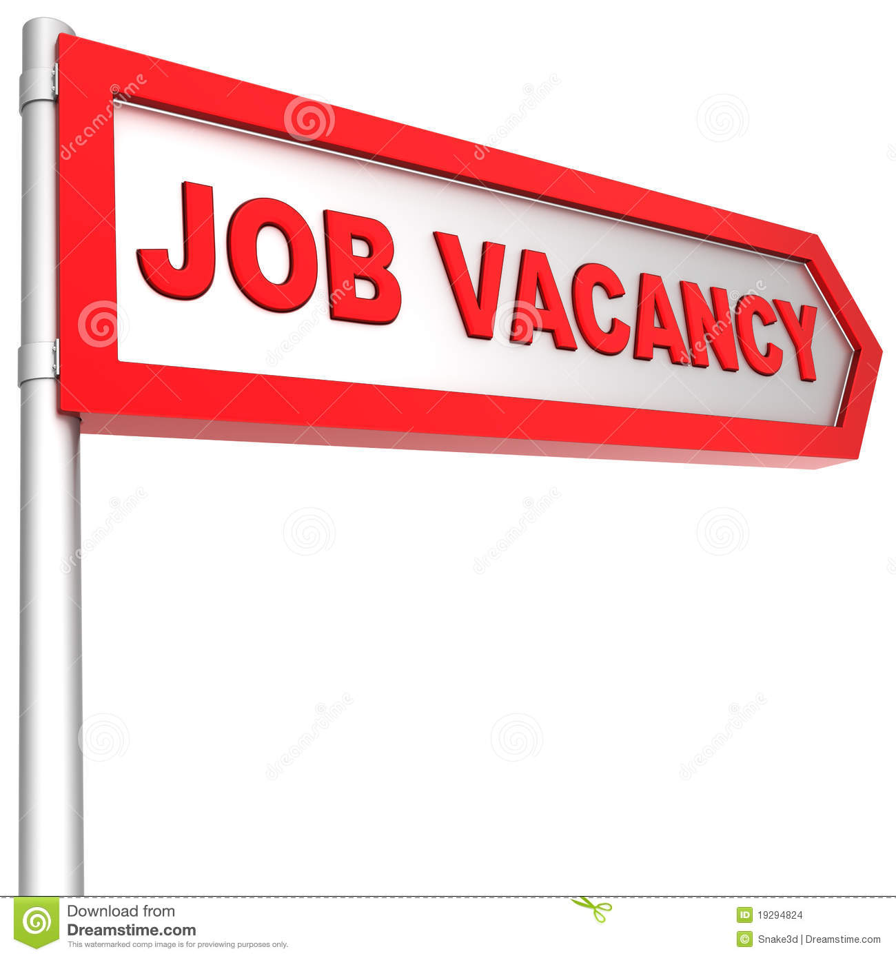 Job Vacancy Searching Road Sign  Looking For A Work Concept  This Is A