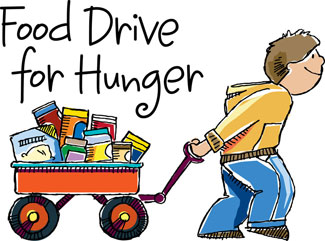 Monthly Food Drive For The Hungry People Served By Sacred Heart