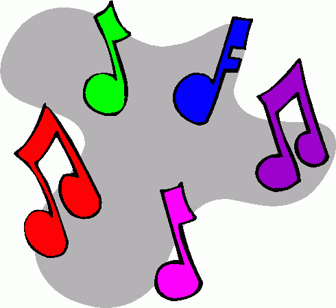 Music Notes Clipart Colorful   Clipart Panda   Free Clipart Images