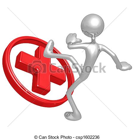No Kicking Symbol Kicking Rejection   Csp1602236  Rejection Clipart