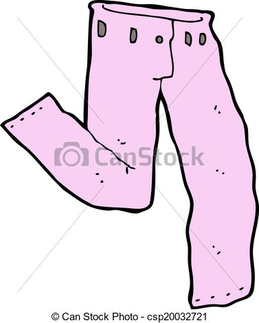 Of Cartoon Pair Of Pink Pants Csp20032721   Search Clipart    