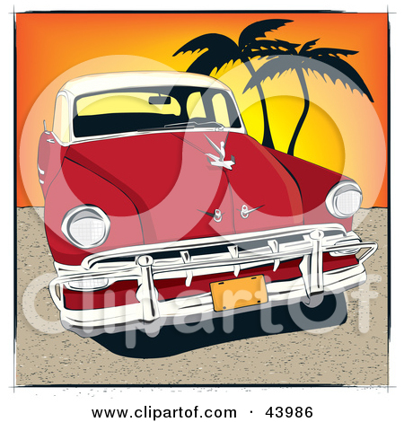 Parked Car Clip Art Clipart Illustration Of A