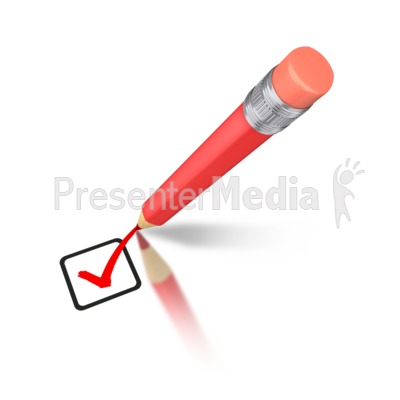 Pencil Drawing Red Check Mark   Home And Lifestyle   Great Clipart For    