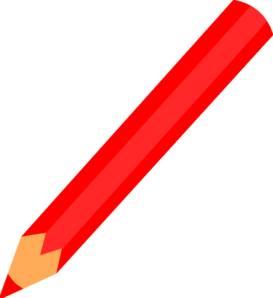 Pencil Red Clip Art At Clker Com   Vector Clip Art Online Royalty