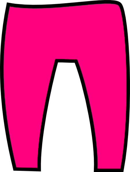 Pink Trousers Clip Art At Clker Com   Vector Clip Art Online Royalty    