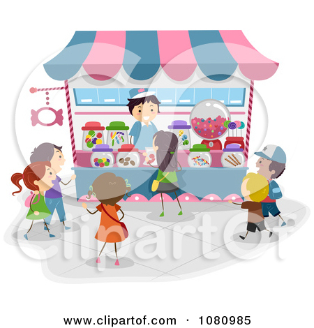 Royalty Free  Rf  Candy Store Clipart   Illustrations  1