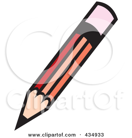 Royalty Free  Rf  Red Pencil Clipart Illustrations Vector Graphics