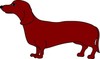 Weiner Dog Clipart Image Cute Adult Or Dachshund In Black