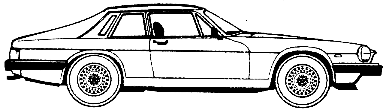 1990 Jaguar Xjs Coupe Blueprint