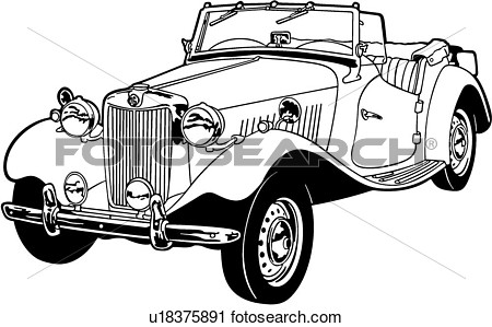 Clipart Of 120m 1953 Automobile Car Classic Jaguar Sport Xk Car