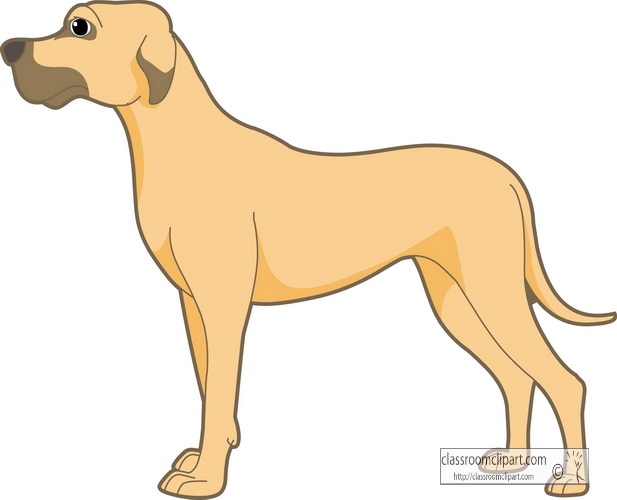 Dog Clipart   Dogs Great Dane   Classroom Clipart