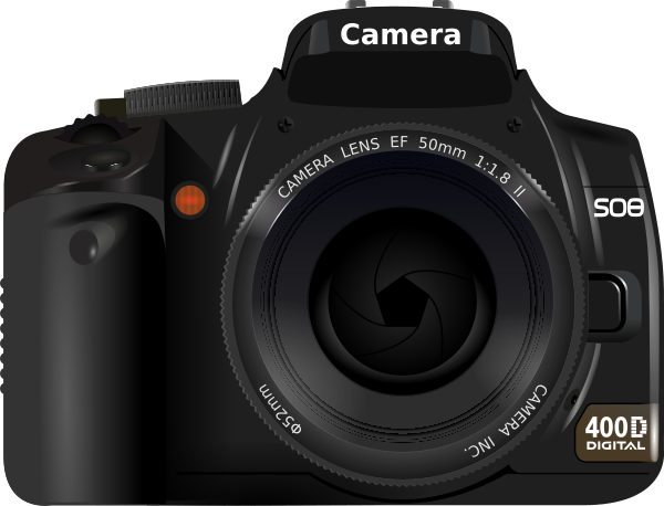 Dslr Camera Clipart Medium Size