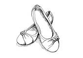 Flat Shoes Clipart Ballerina Shoes