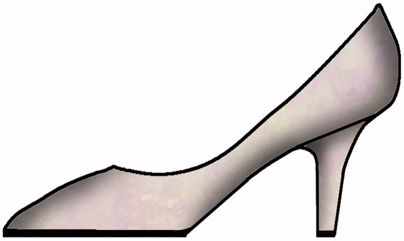 Flat Shoes Clipart Fashion Shoes   Clip Art