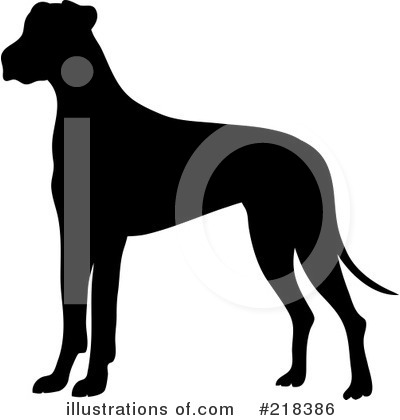 Great Dane Clipart  218386 By Pams Clipart   Royalty Free  Rf  Stock