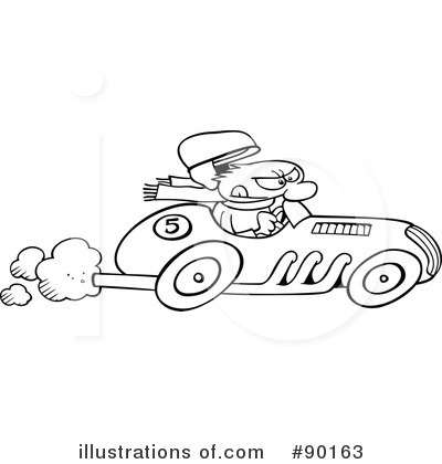 Race Car Clipart 90163 Illustration By Gnurf