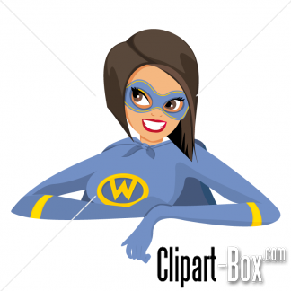 Related Girl Super Hero Cliparts  