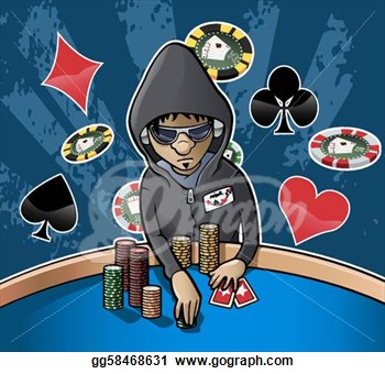 Vector Art   Poker Face  Clipart Drawing Gg58468631   Gograph