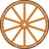 Wagon Wheel Clipart Vector Graphics  668 Wagon Wheel Eps Clip Art    