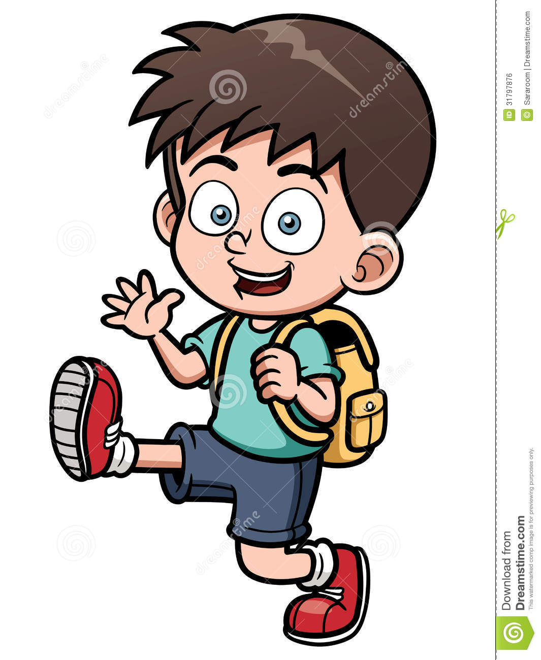 Boy Go To School Royalty Free Stock Image   Image  31797876