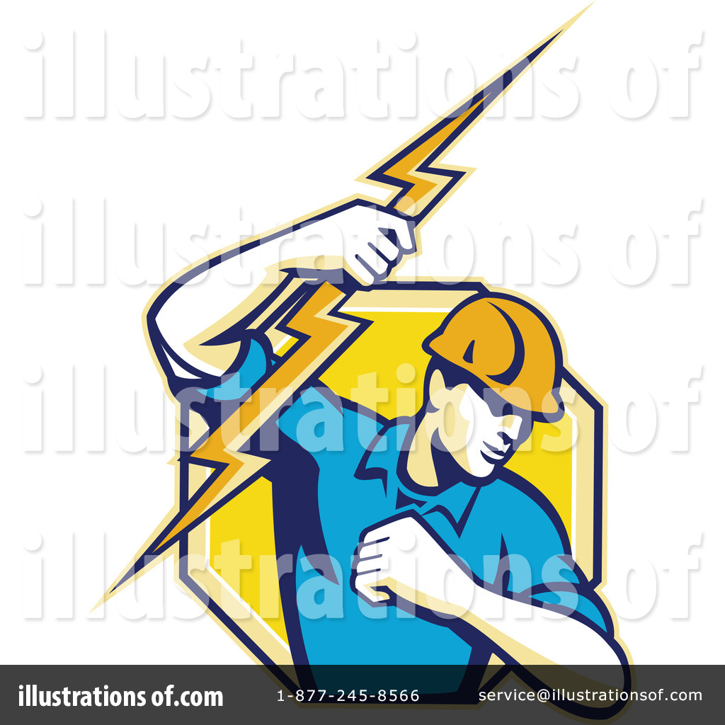 Electrician Clipart  1113043 By Patrimonio   Royalty Free  Rf  Stock    
