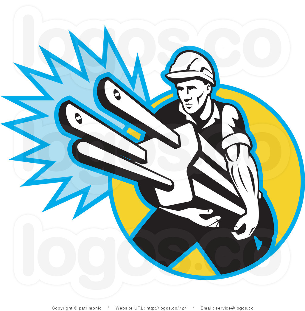 Electrician Clipart Royalty Free Vector Logo Of An Electrician By    