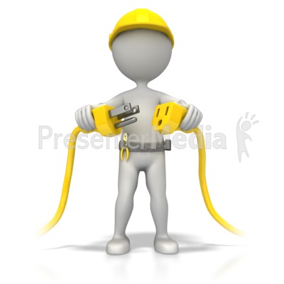 Electrician Plug It In   Science And Technology   Great Clipart For    