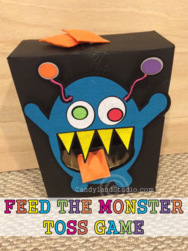 Feed The Monster Toss Game   Spring Fair Elementary School   Pinterest