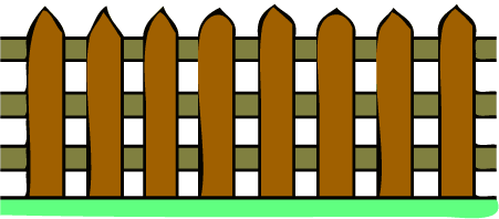 Fence Clipart   Illustration Of Fence Border Divider   Hometiful