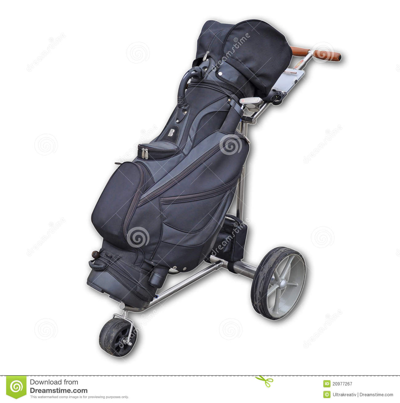 Golf Caddy Royalty Free Stock Photography   Image  20977267