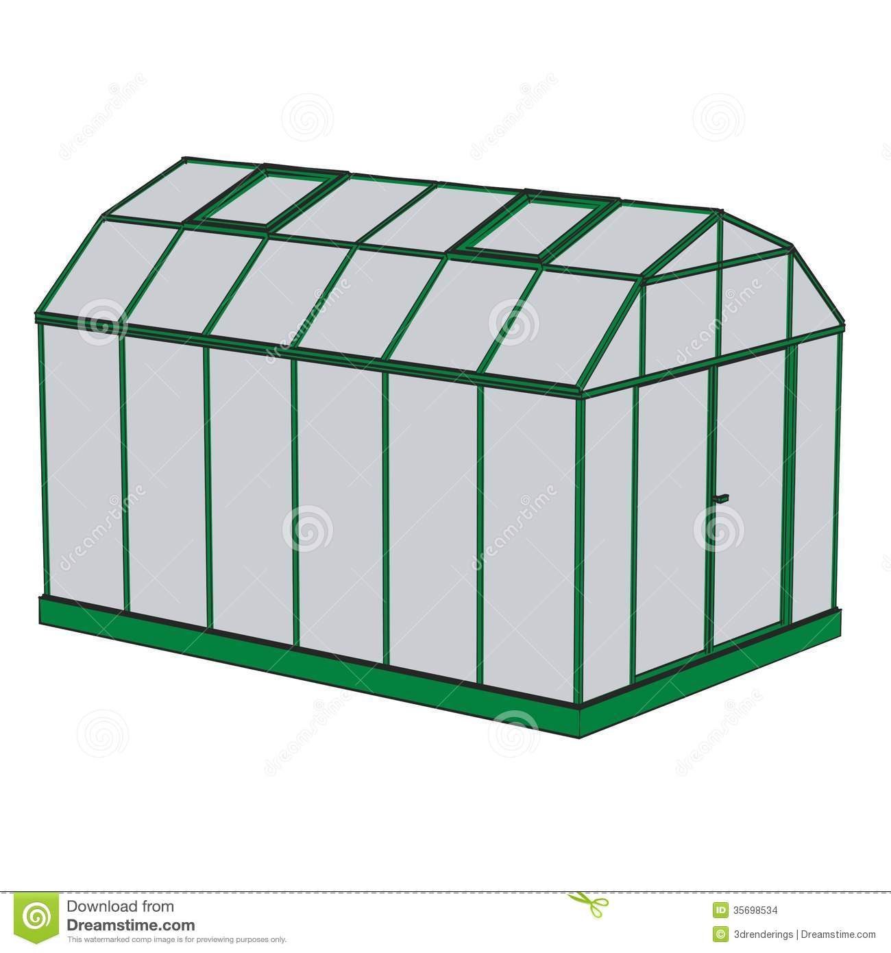 Greenhouse Clipart Greenhouse Building Cartoon Image 35698534 Jpg