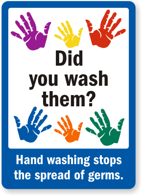 Hand Wash Signs Printable   Clipart Best