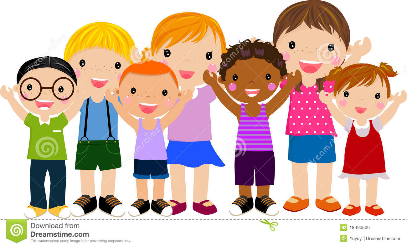 Illustration Of Group Of Children