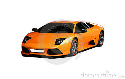 Lamborgini Sports Orange Car Royalty Free Stock Photos   Image    