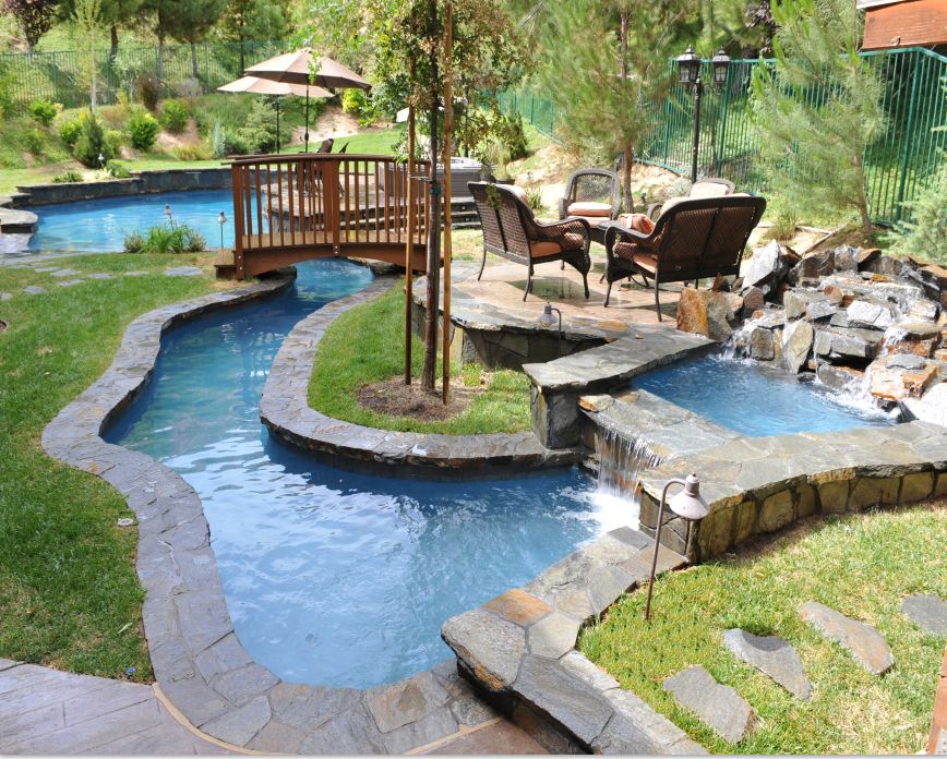 Lazy River Pool Residential Lazy Rivers Are An Exciting