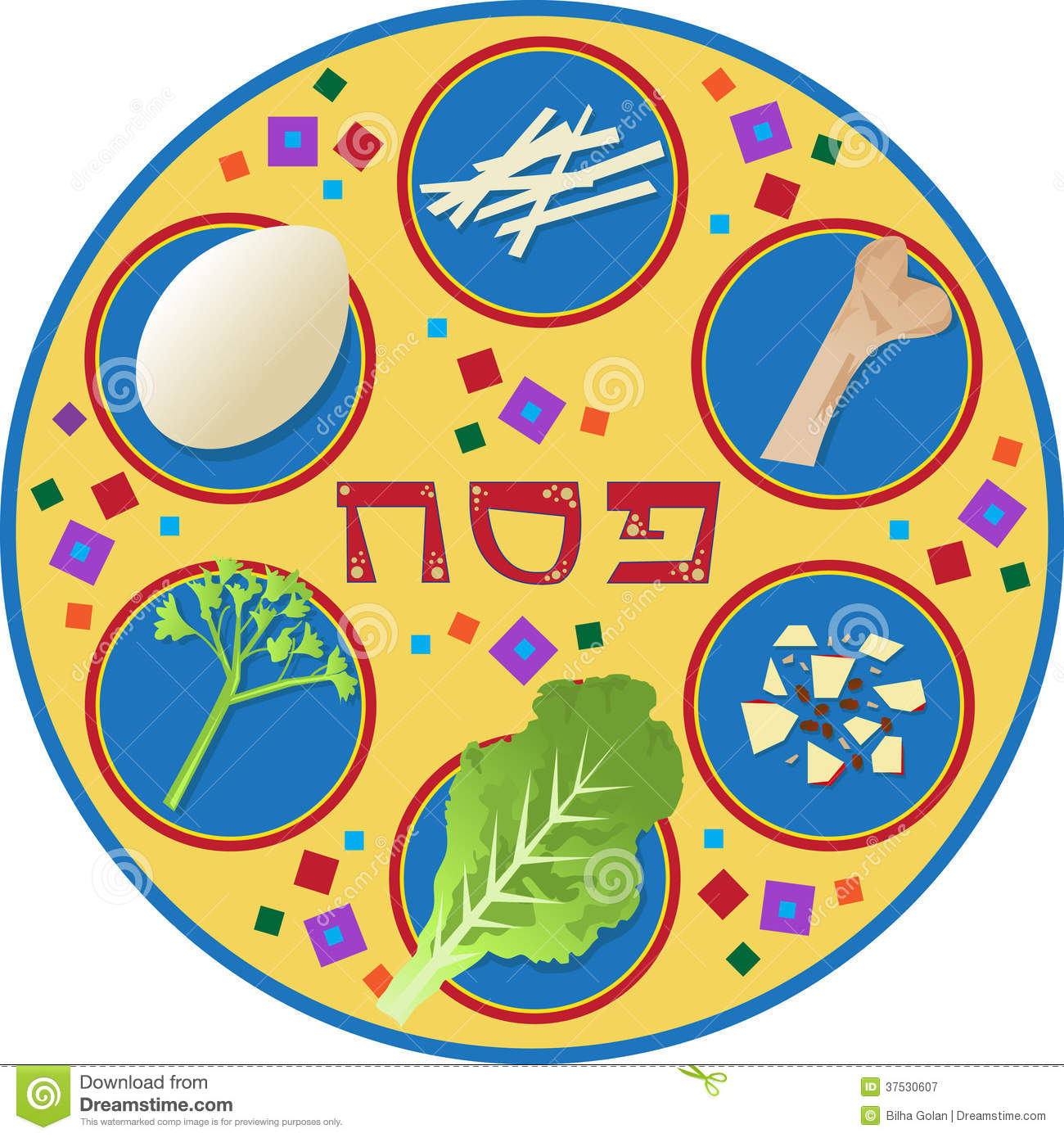 Passover Plate Royalty Free Stock Photography   Image  37530607