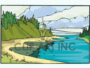 River Water Clipart Land River Rivers Water