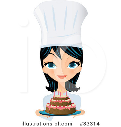 Royalty Free Chef Clipart Illustration 83314 Female Cook Clipart