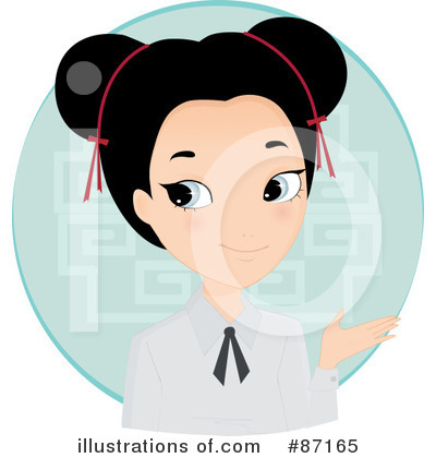 Royalty Free  Rf  Asian Woman Clipart Illustration By Melisende Vector