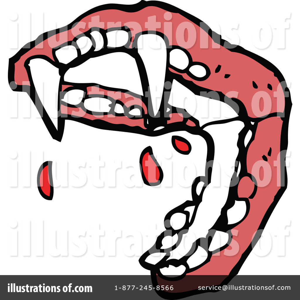 Royalty Free  Rf  Vampire Teeth Clipart Illustration  1185249 By