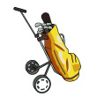 Sport Golf Caddy De Graphic Caddy Vector Clip Art Clipart