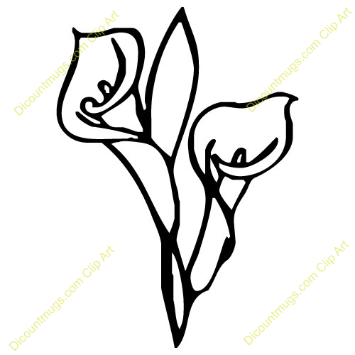 This Calla Lilies Clip Art   Clipart Panda   Free Clipart Images