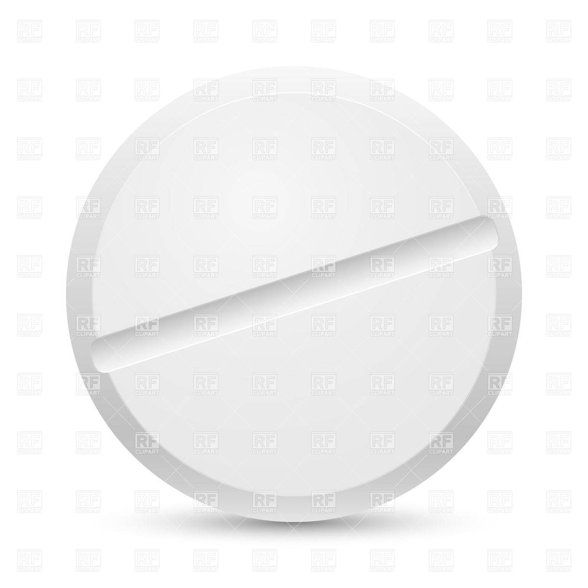 White Aspirin Tablet 8447 Healthcare Medical Download Royalty Free
