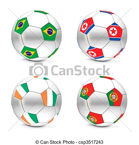 2010   Flags And Balls Group G   Four    Csp3517243   Search Clipart