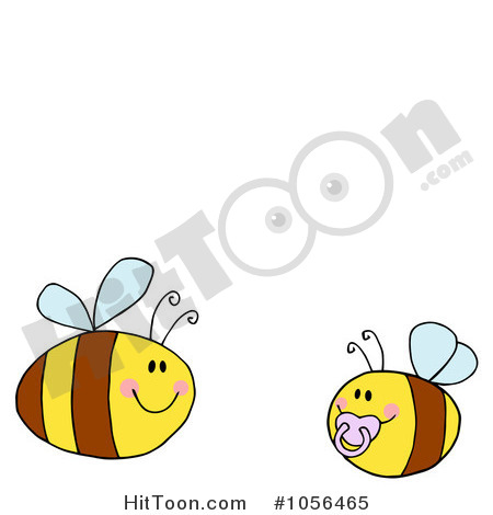 Baby Bee Clip Art Pacifier Clipart   Vectors  1