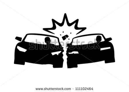 Car Crash Stock Vector Illustration 111102464   Shutterstock
