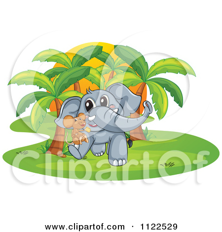 Cartoon Of A Cute Gray Mouse   Royalty Free Vector Clipart By Iimages
