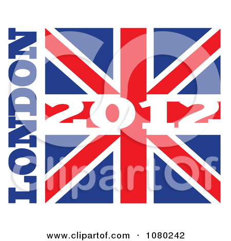 Clipart 2012 London Olympics Flag   Royalty Free Vector Illustration